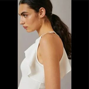 Maeve ruffle halter top